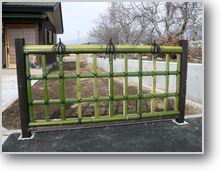 移動可能の変則金閣寺垣